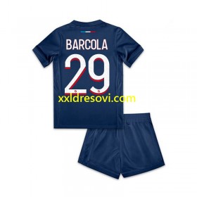 Paris Saint-Germain Bradley Barcola 29 Domaći Dječji Nogometni Dres 2024-2025